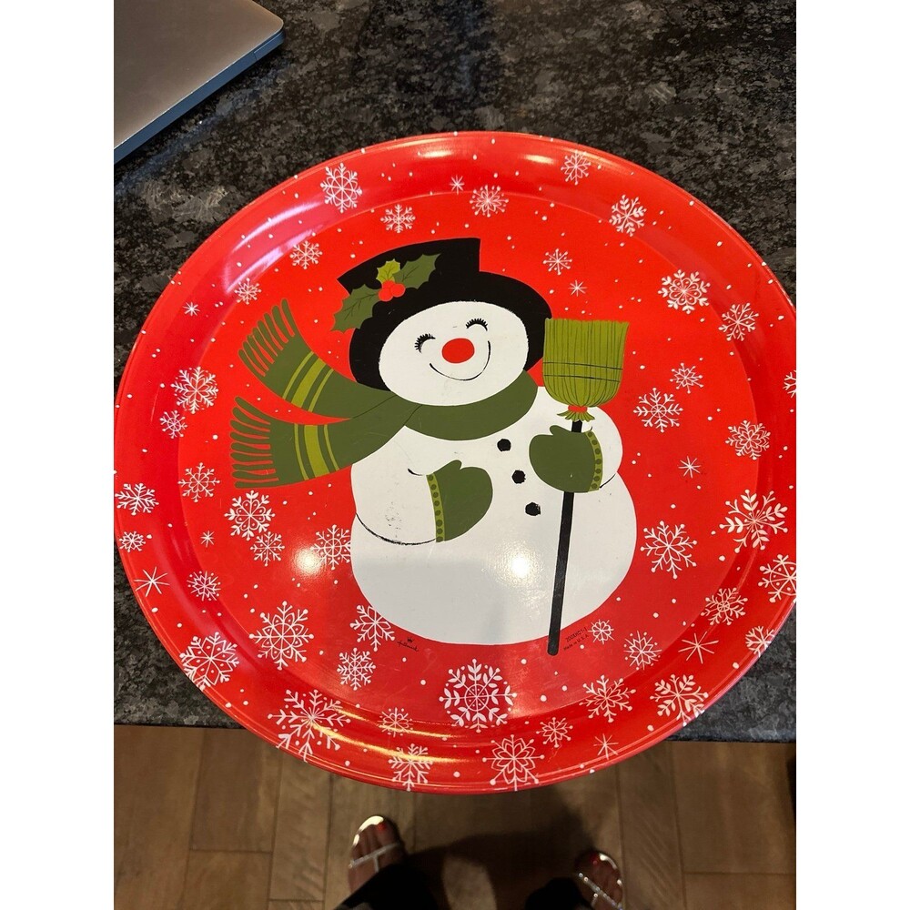 vintage Hallmark Christmas trays